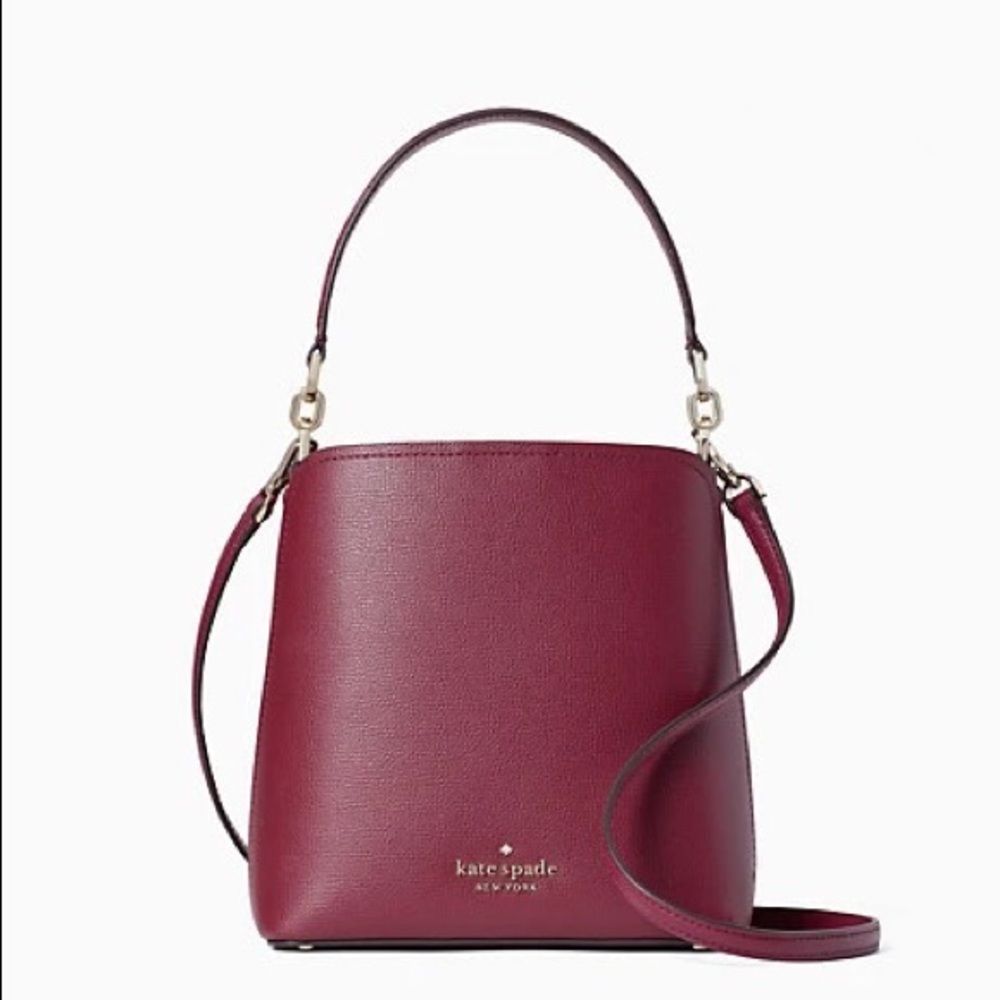 Kate Spade Wine Shoulder Bag Purse